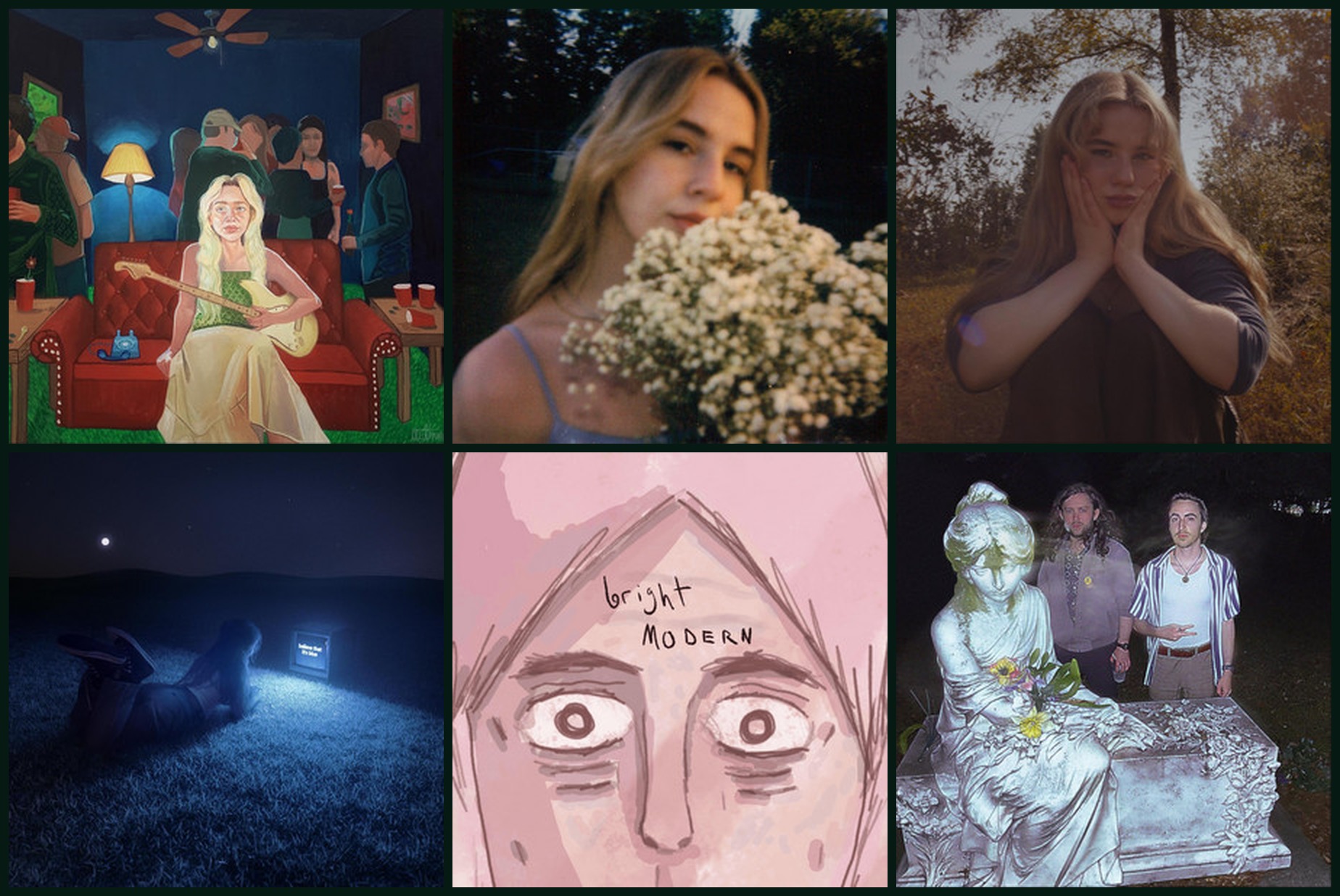 Collage of music releases